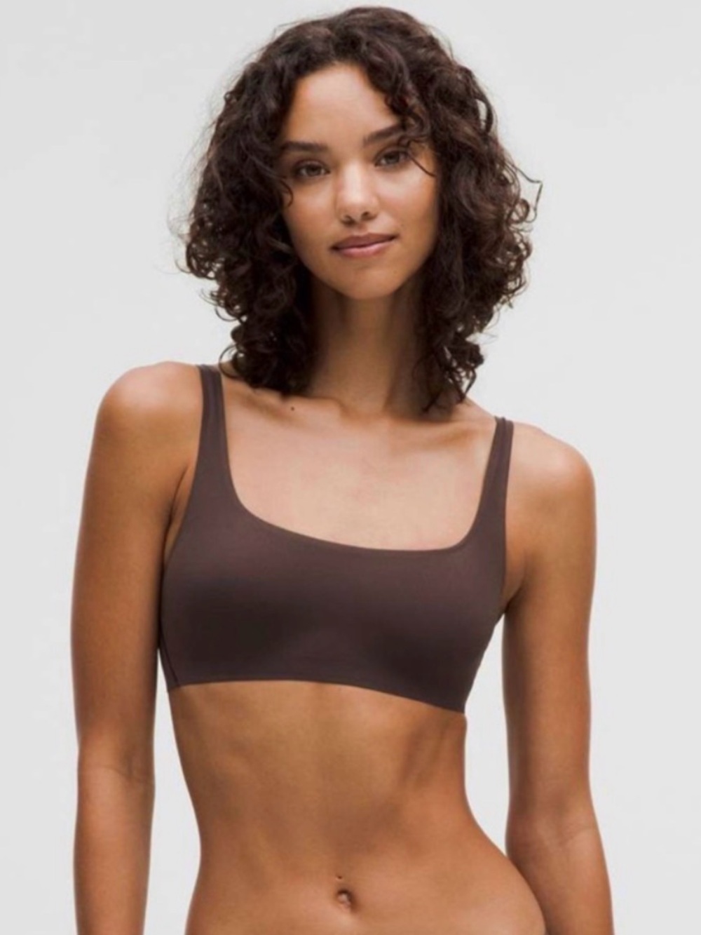 lululemon athletica Scoop Wireless Bralette — Chocolate Brown